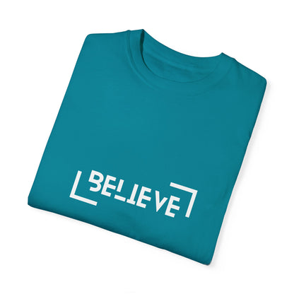 Believe T-Shirt Topaz Blue