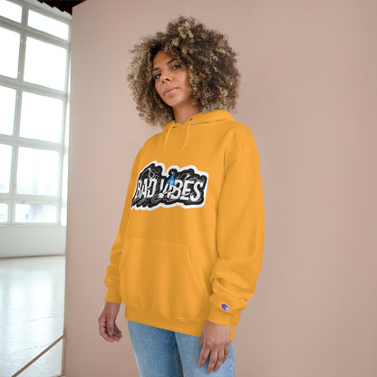 Bad Vibes Graphic Hoodie Gold