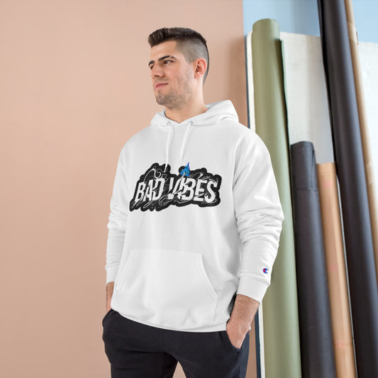 Bad Vibes Graphic Hoodie White