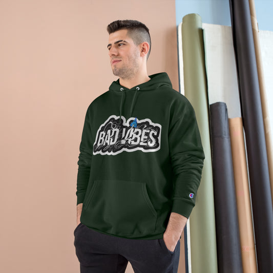 Bad Vibes Graphic Hoodie Forest Green