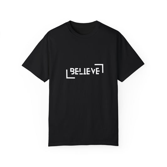 Believe Unisex T-Shirt Black