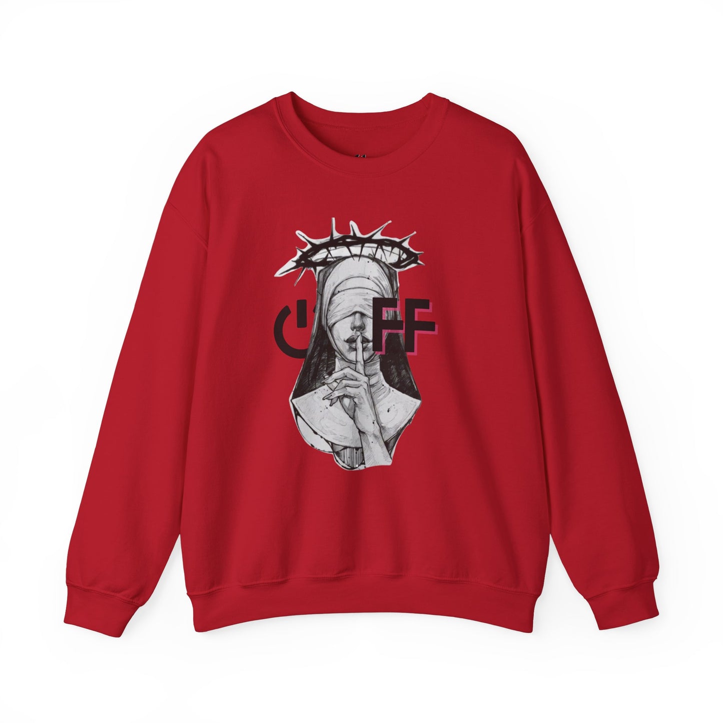 Do Not Disturb Heavy Blend™ Crewneck Sweatshirt Red