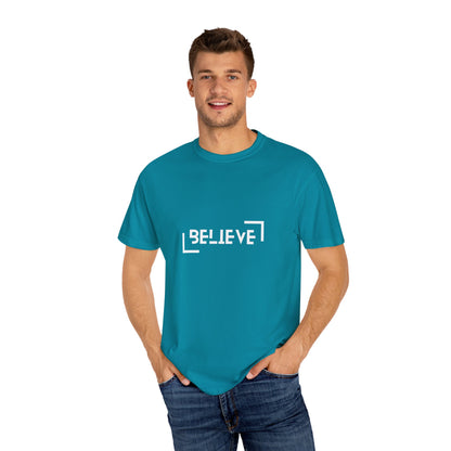 Believe T-Shirt Topaz Blue