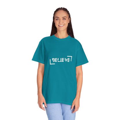 Believe T-Shirt Topaz Blue