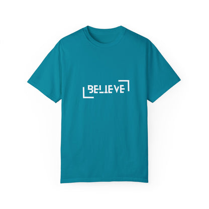 Believe T-Shirt Topaz Blue