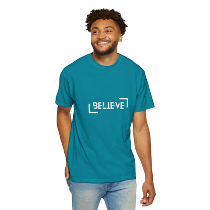 Believe T-Shirt Topaz Blue