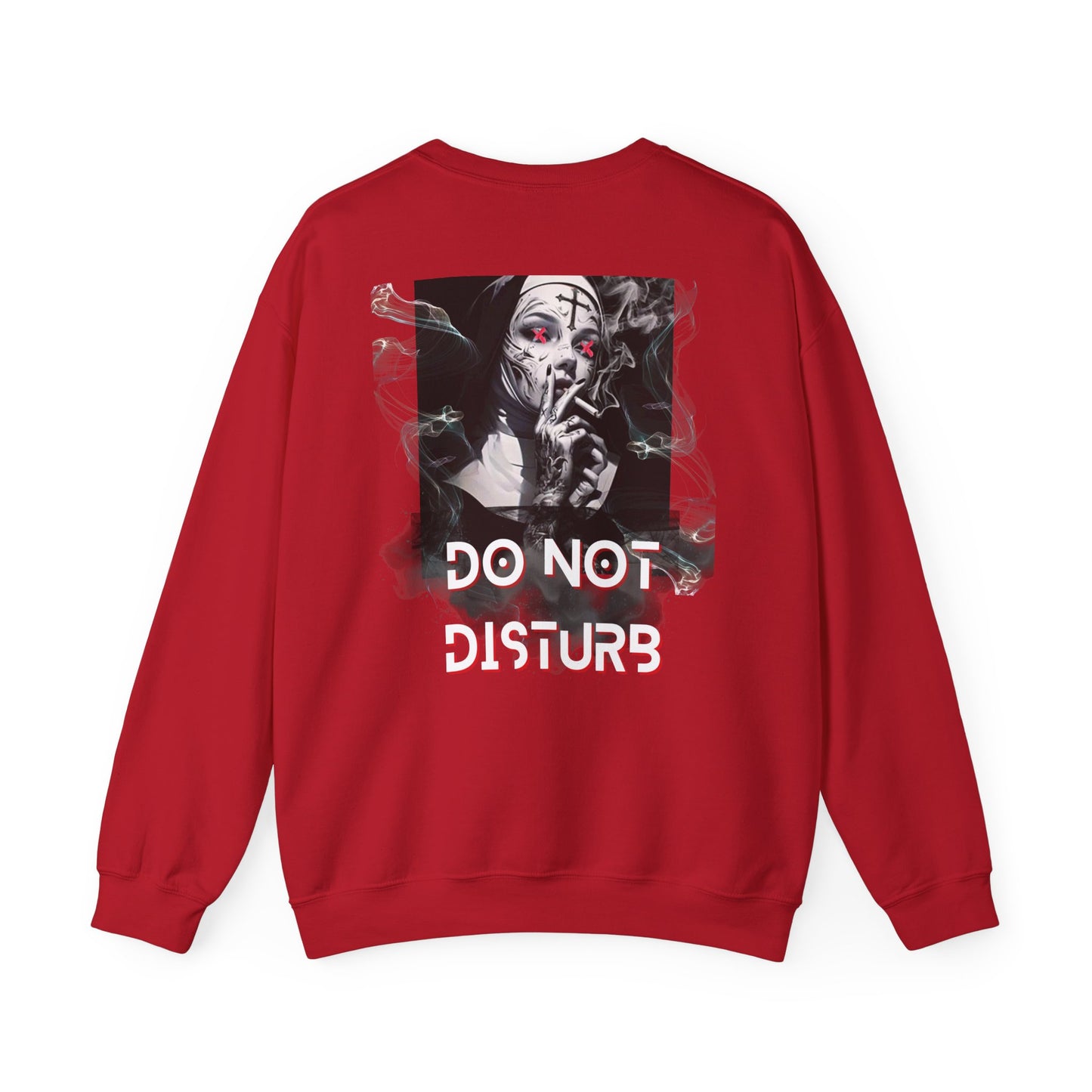 Do Not Disturb Heavy Blend™ Crewneck Sweatshirt Red